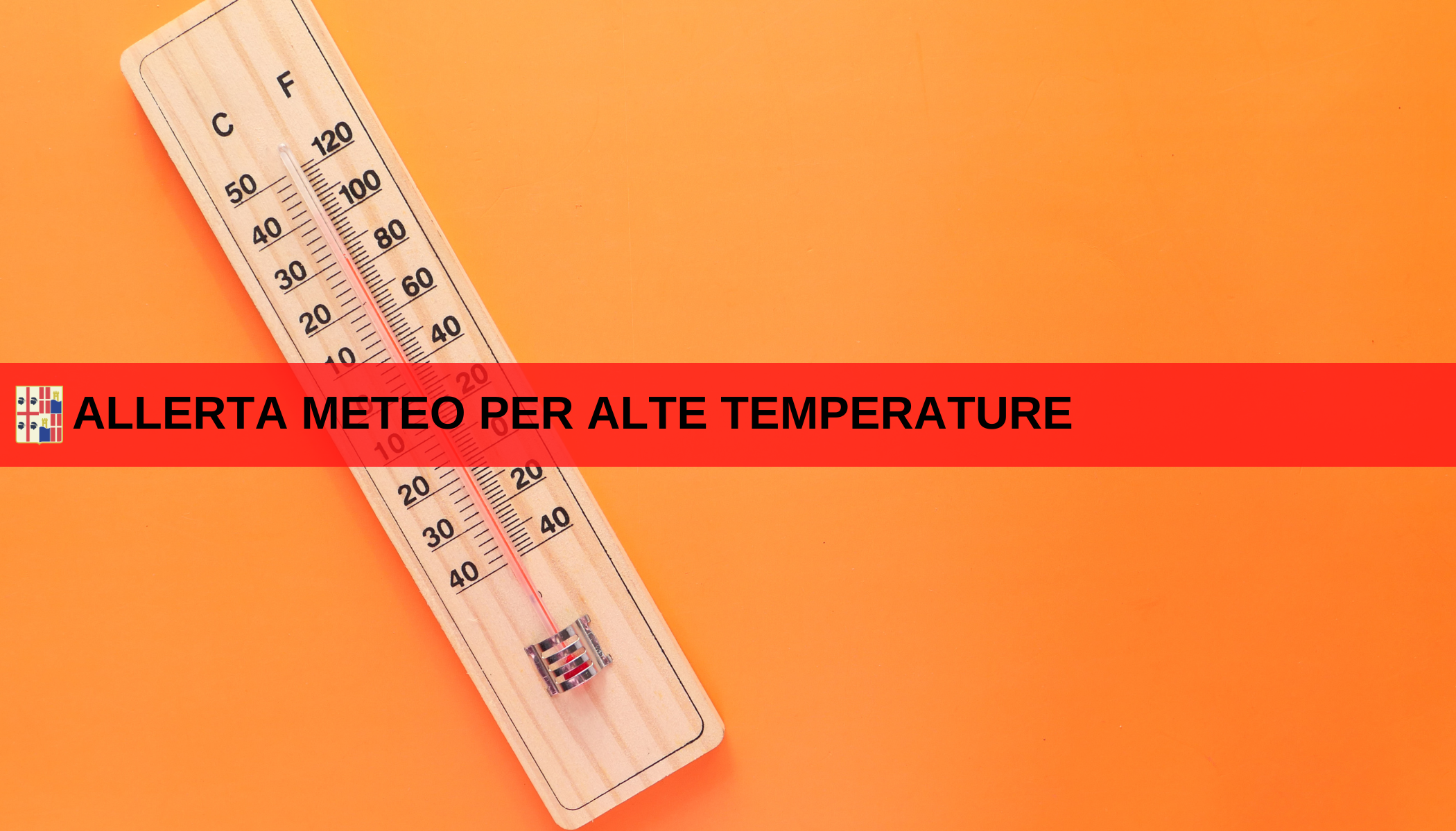 Allerta meteo per alte temperature