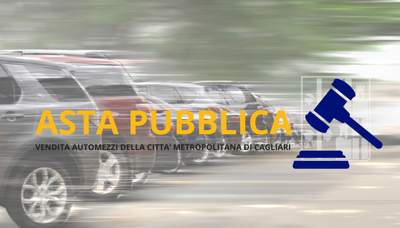 Avviso di vendita di mezzi usati della Città Metropolitana di Cagliari