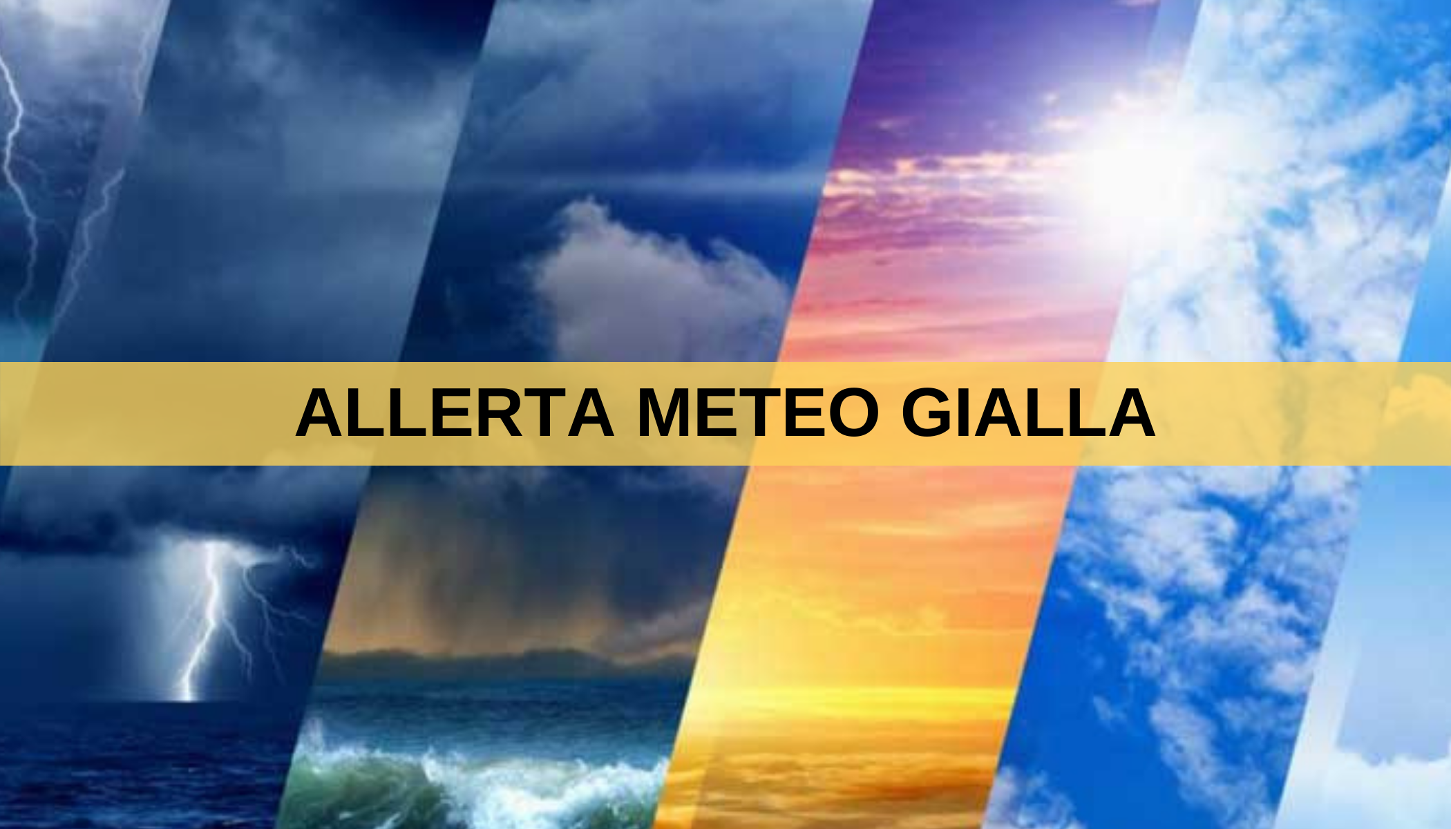 Allerta meteo gialla
