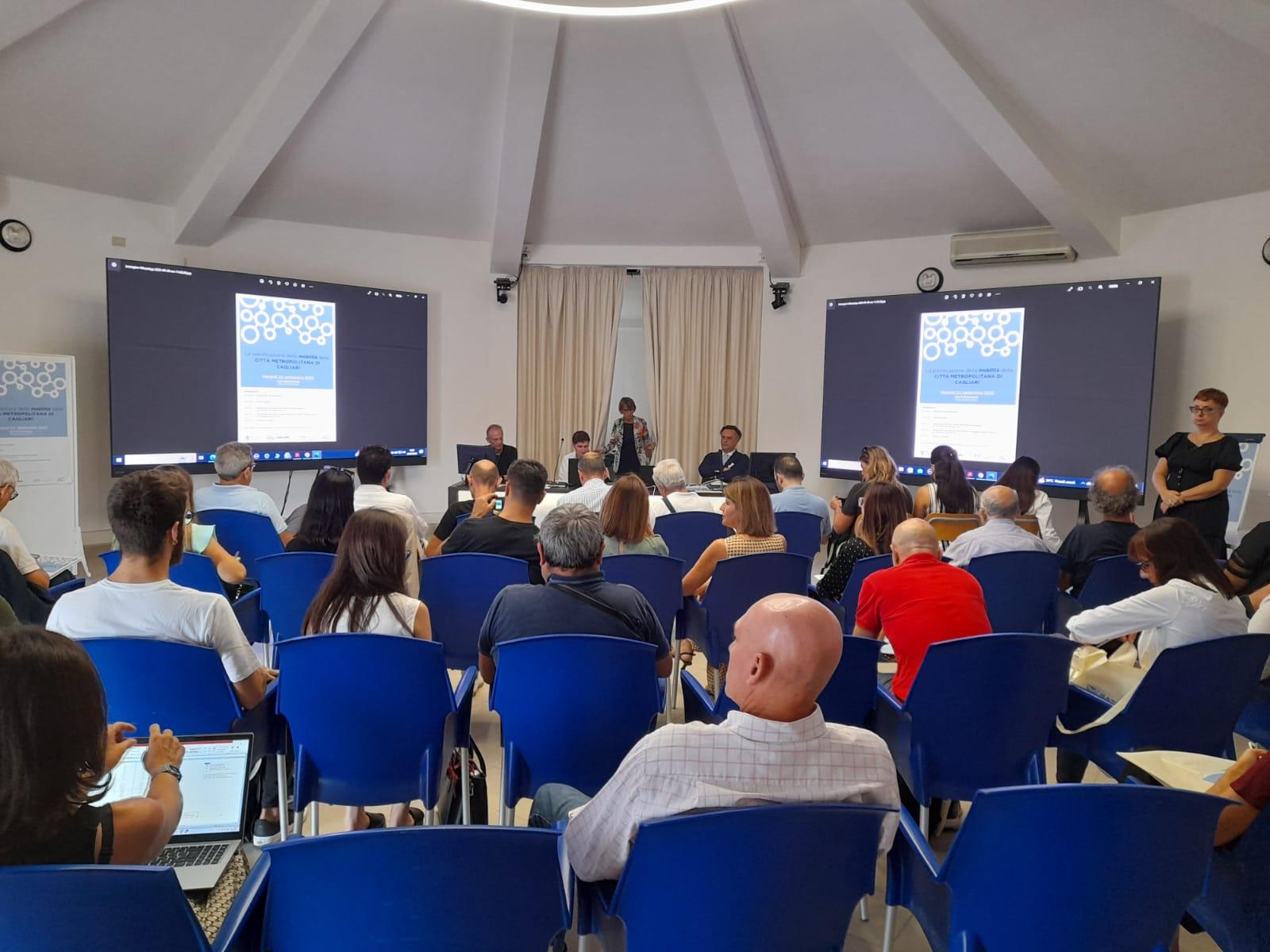 Un'immagine dell'incontro nella sala polifunzionale del Parco di Monte Claro