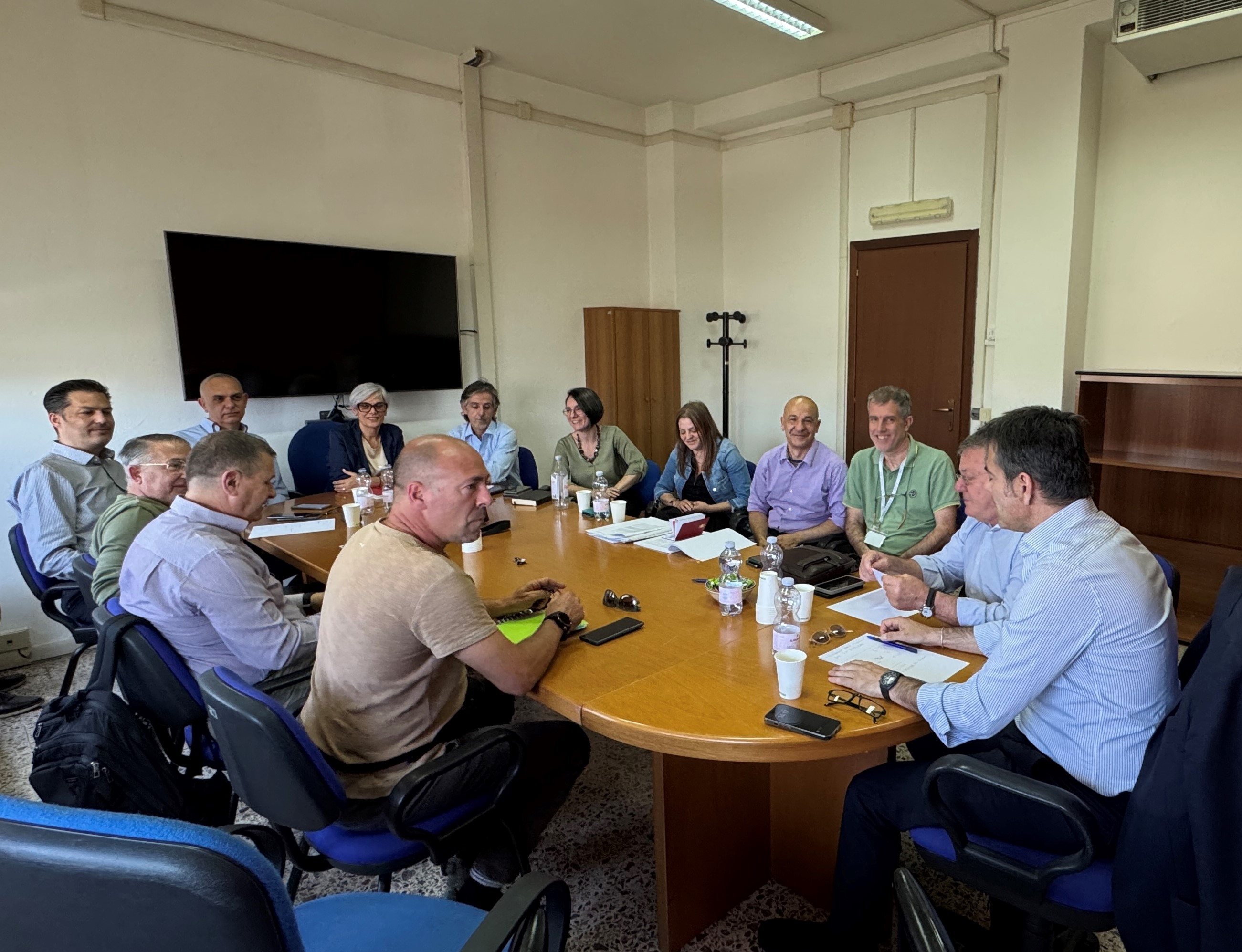Il sindaco metropolitano Massimo Zedda e la RSU della Città Metropolitana di Cagliari