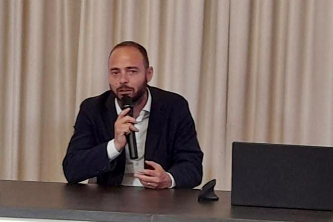 Il consigliere metropolitano delegato alla Pianificazione Umberto Ticca durante la presentazione di Labmet